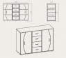 Комод 4-2-2
